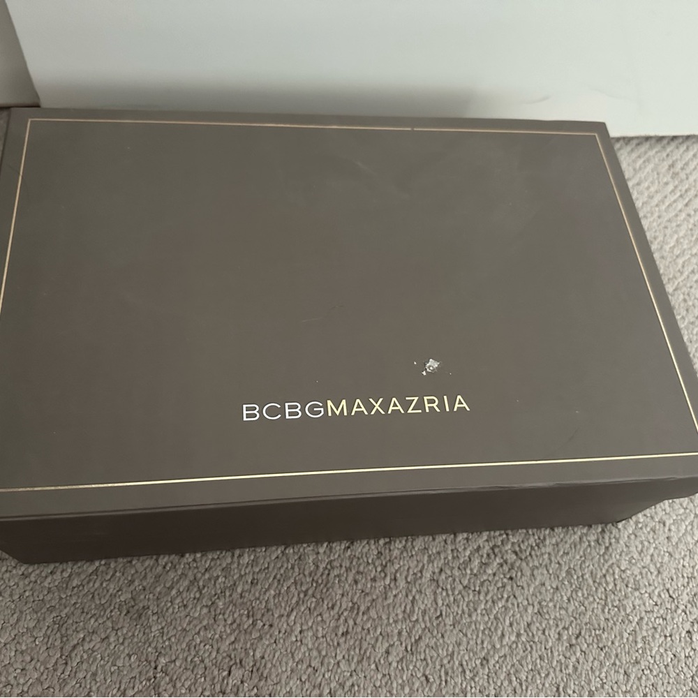 BCBGMaxAzria Vicenza Elegant Leather Strappy Heels - Picture 2 of 14